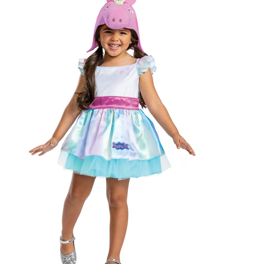 Disguise Peppa pig unicorn toddler costume. NWT 2T